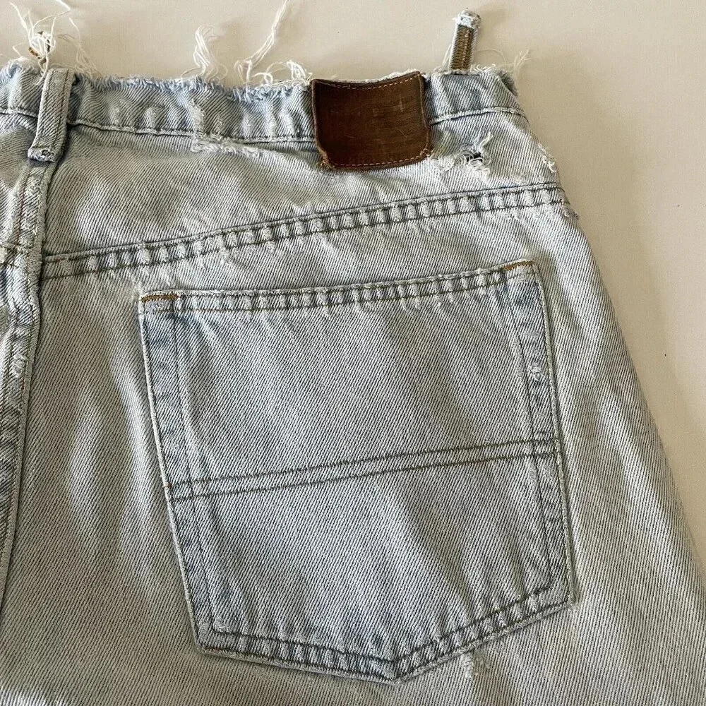 Vintage Ralph Lauren Polo Jeans Co Wide Leg Y2K Skate Destroyed 36x26 Loose Fit